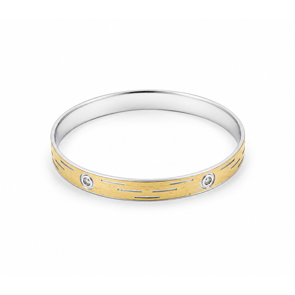 Auric Line Kada – 925 Sterling Silver – OYA by Gemkara view 1
