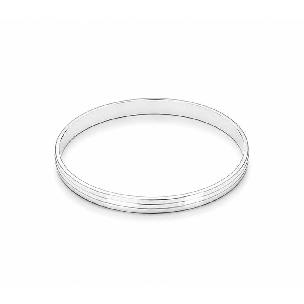 Contour Kada – 925 Sterling Silver – OYA by Gemkara view 1
