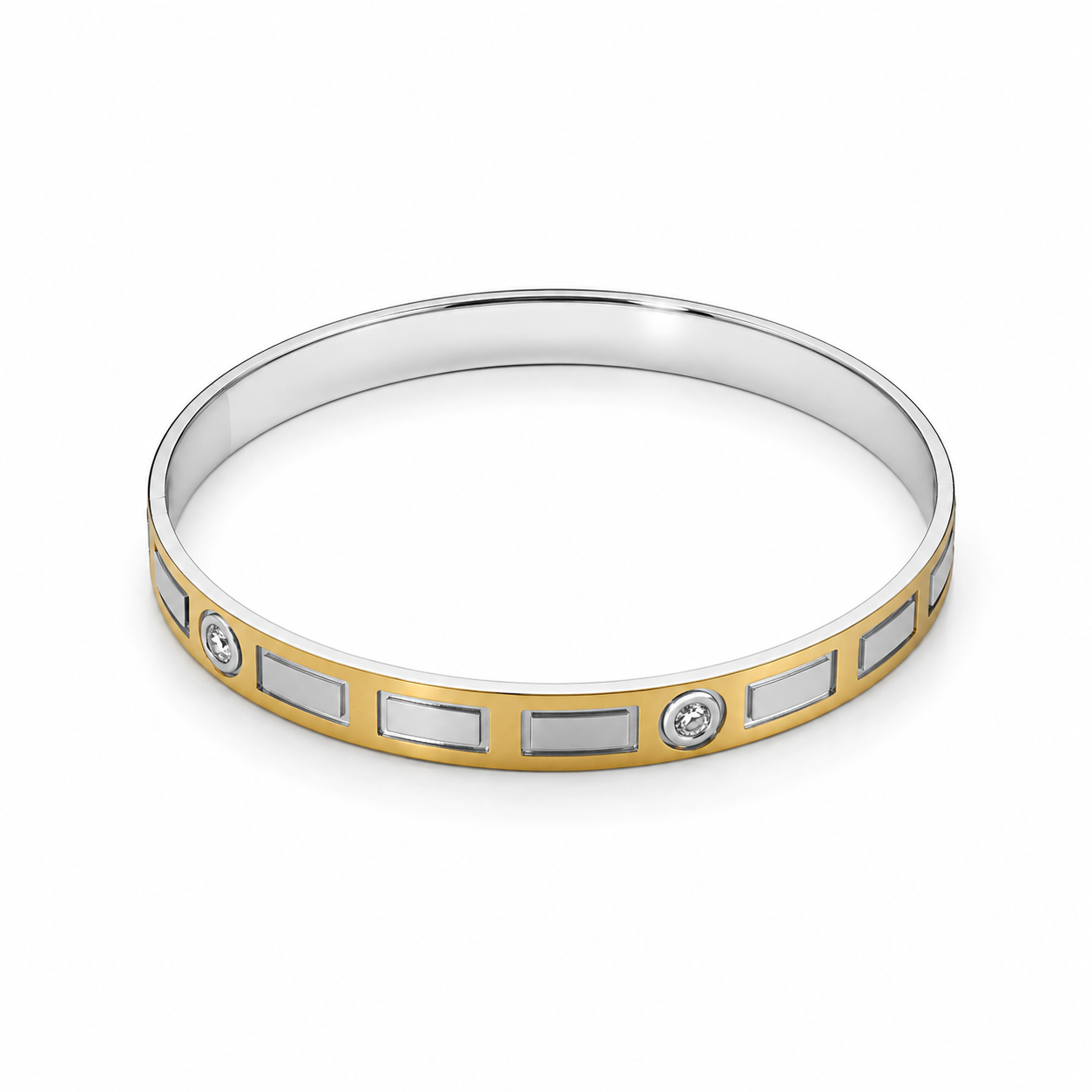 Imperial Kada – 925 Sterling Silver – OYA by Gemkara view 1