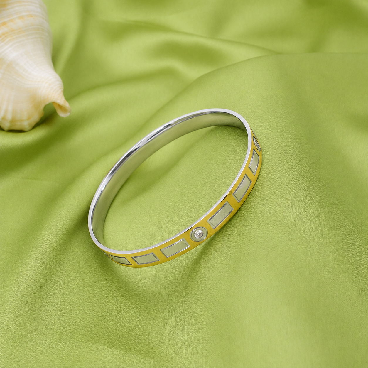 Imperial Kada – 925 Sterling Silver – OYA by Gemkara view 2