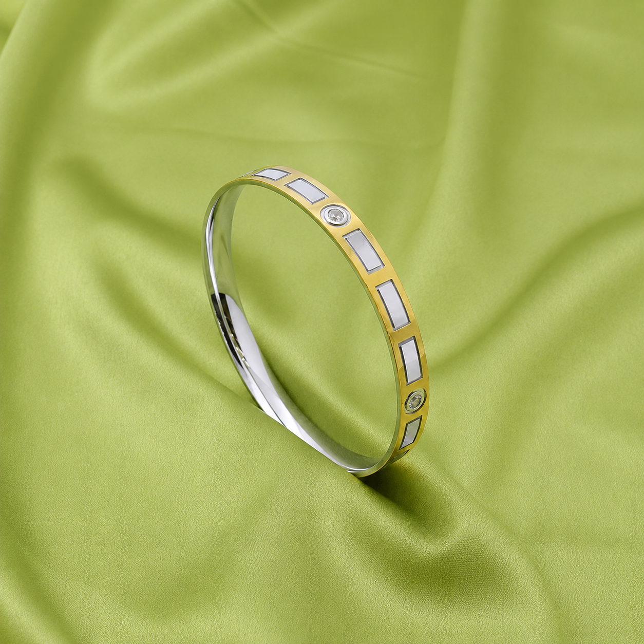 Imperial Kada – 925 Sterling Silver – OYA by Gemkara view 3