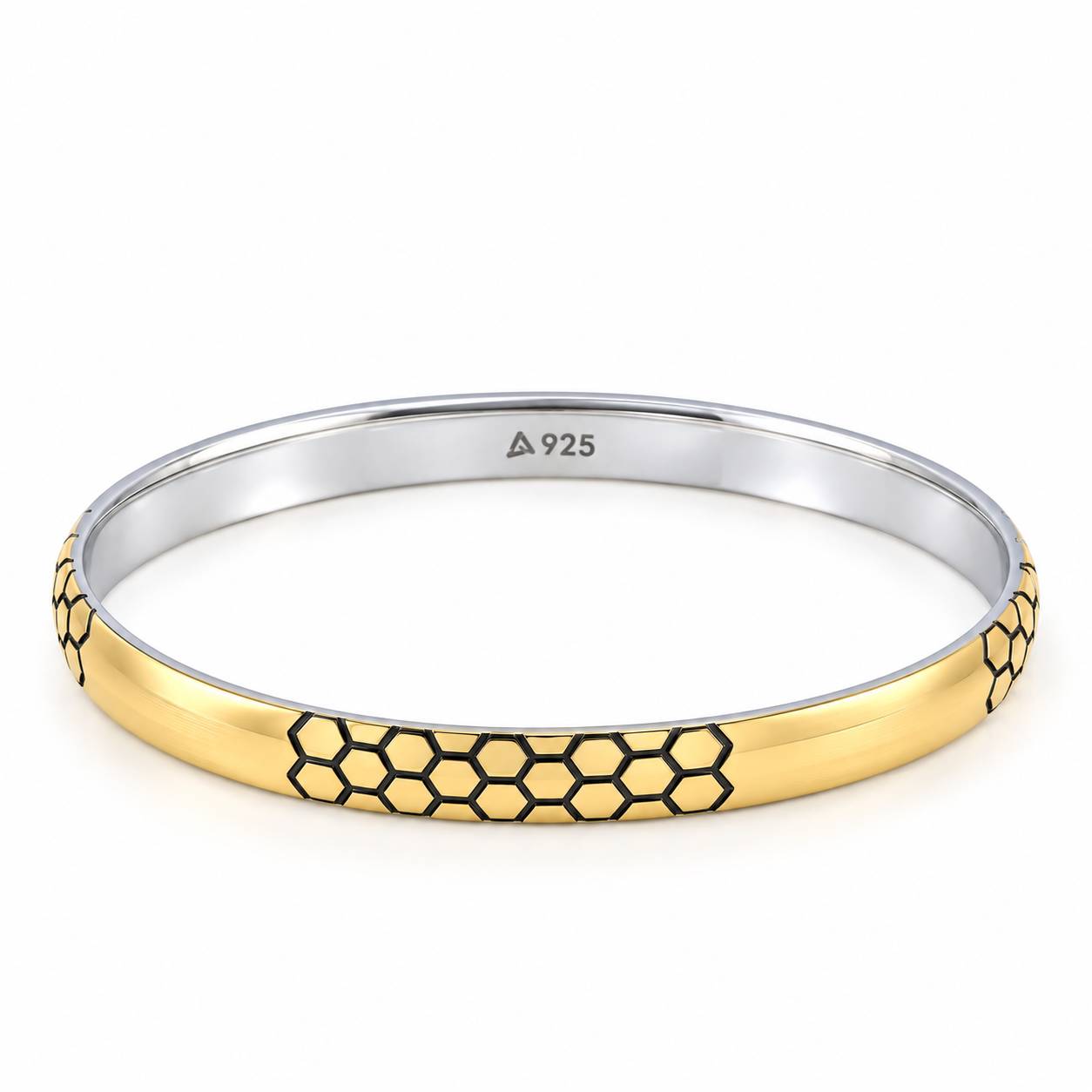 Gold Honeycomb Kada