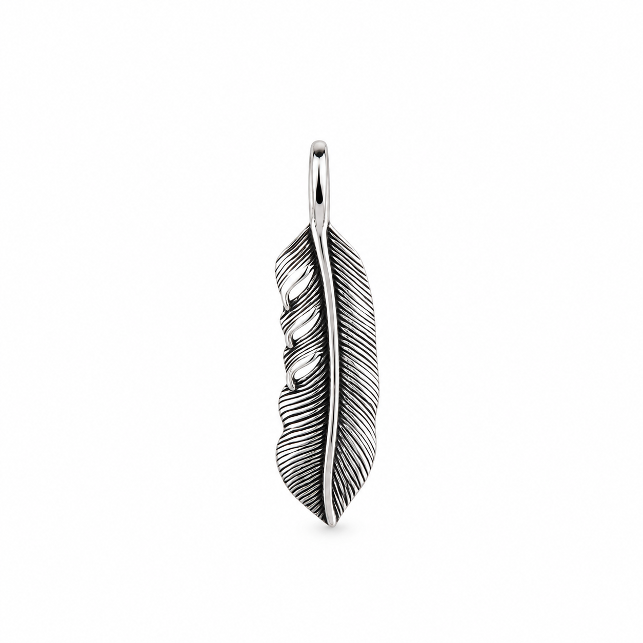 Feather Pendant Without Chain