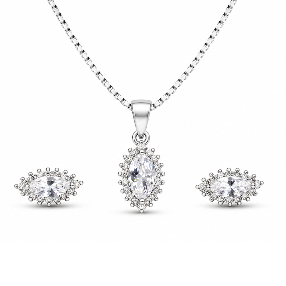 Silver Leaf Set view 1