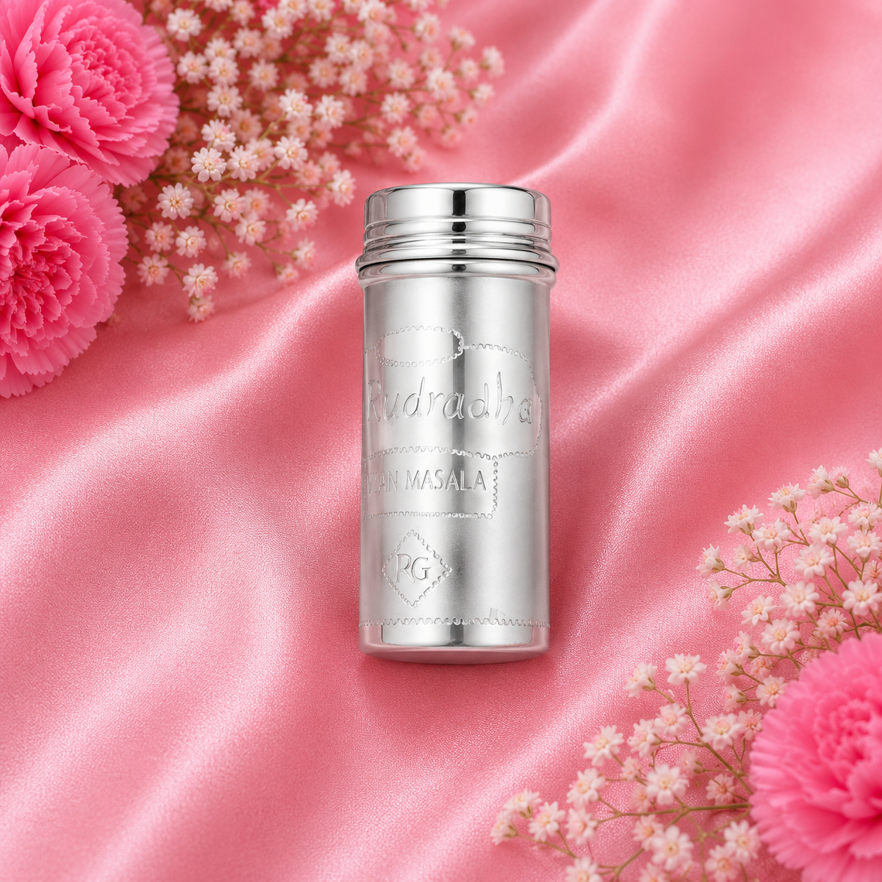 Sterling Silver Masala Container – OYA by Gemkara view 3