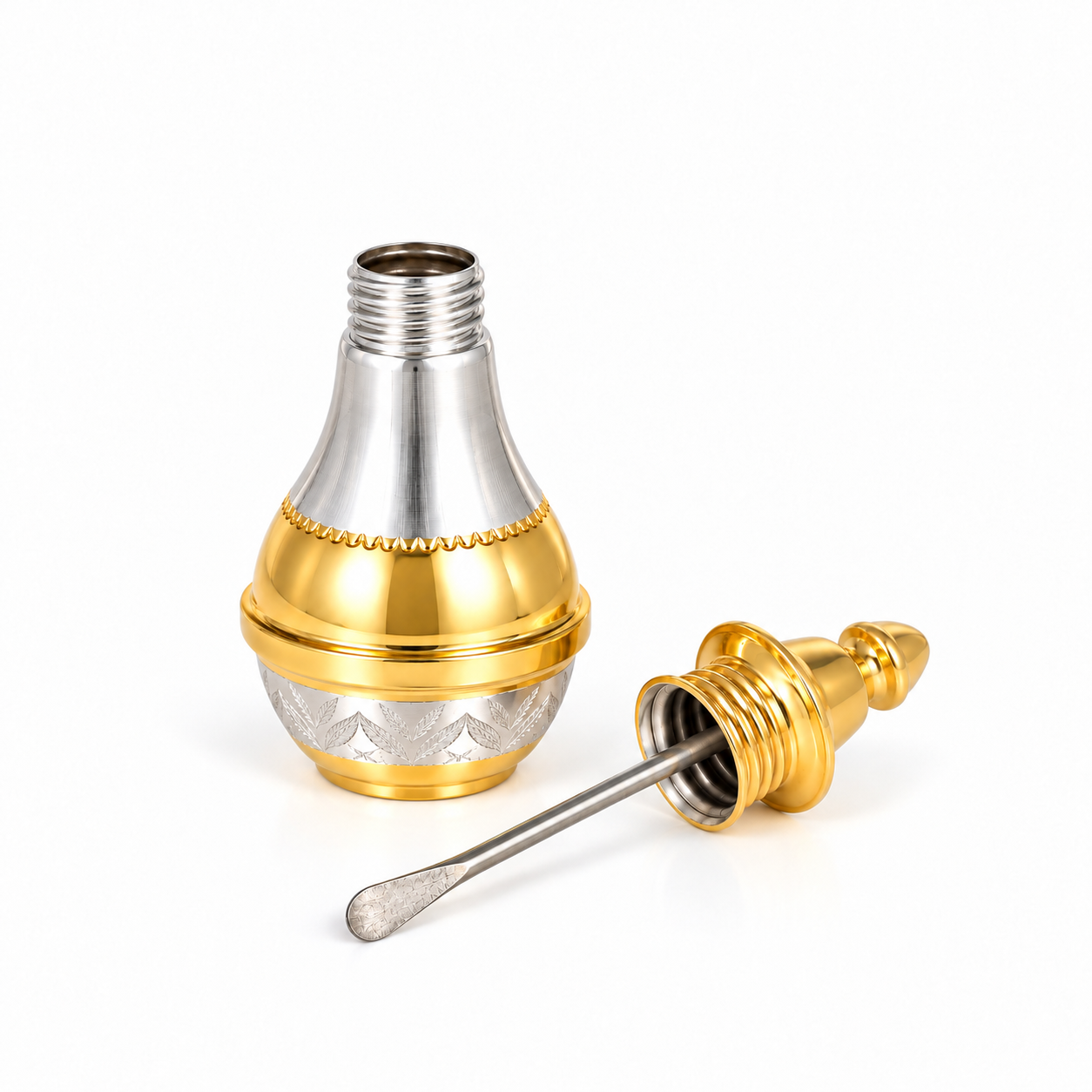 Gold & Silver Plated Sindoor Dani