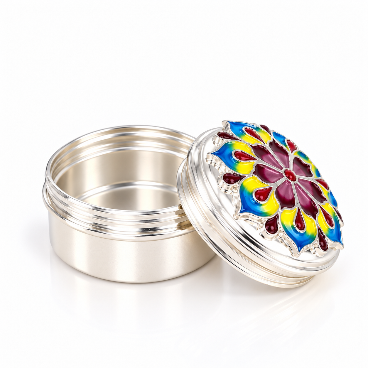 Multicolor Floral Sindoor Dani
