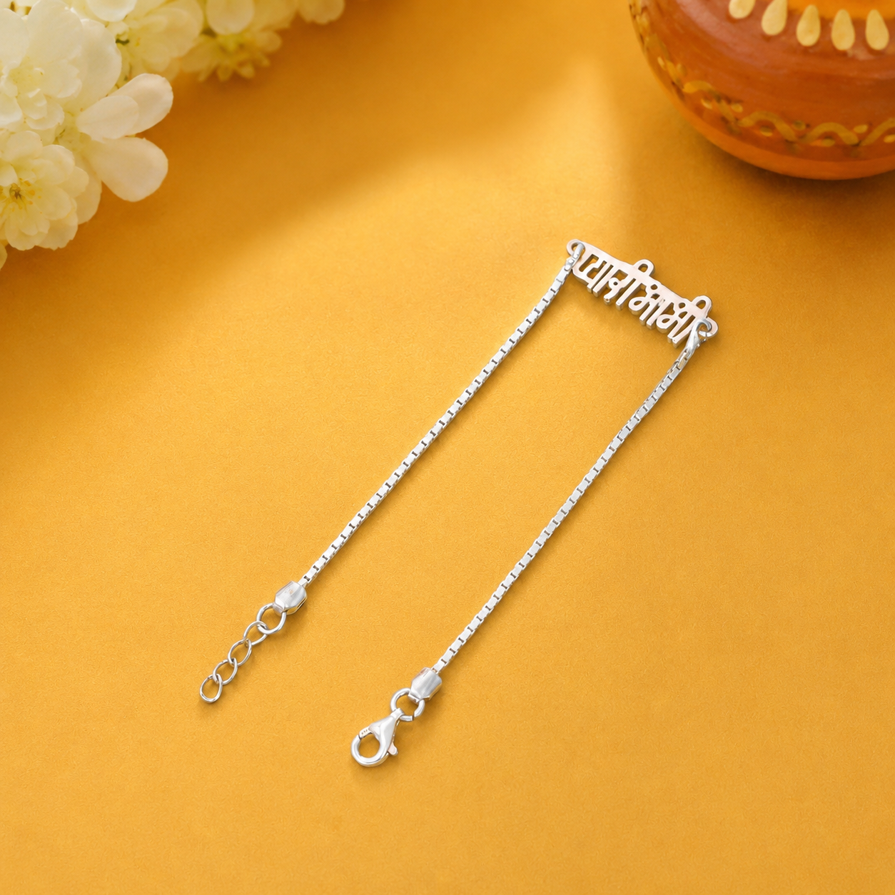 Bhabhi Bracelet Rakhi – 925 Sterling Silver – OYA by Gemkara view 4
