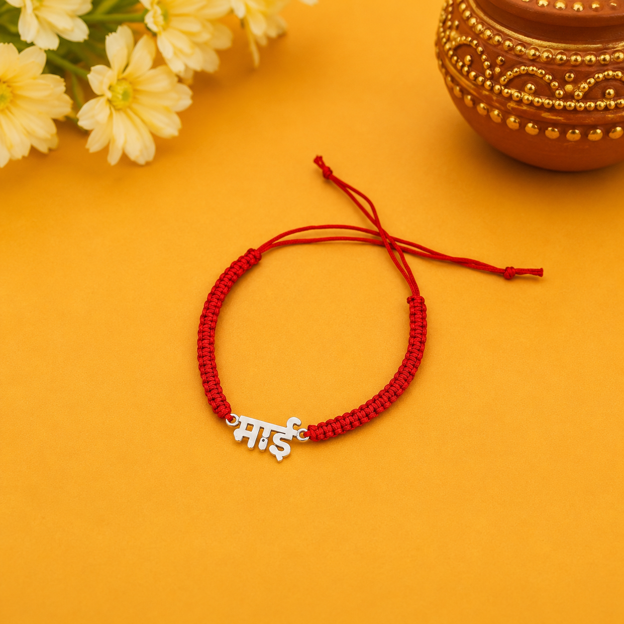 Bhai Silver Rakhi – OYA by Gemkara view 4