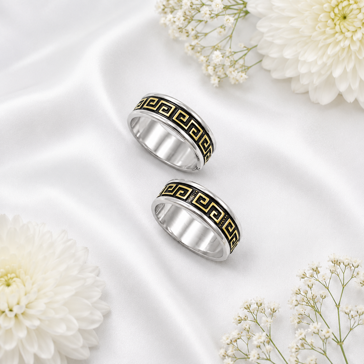 Greek Edge Toe Ring – 925 Sterling Silver – OYA by Gemkara view 3