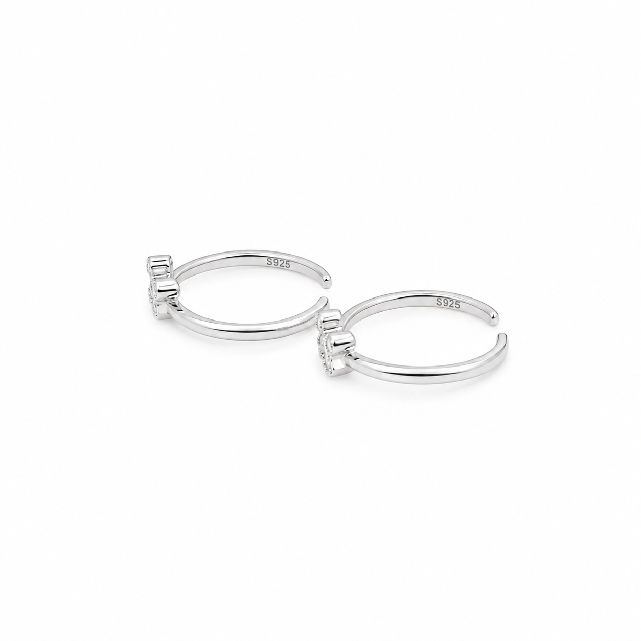 Mickey Silver Toe Ring – OYA by Gemkara view 3