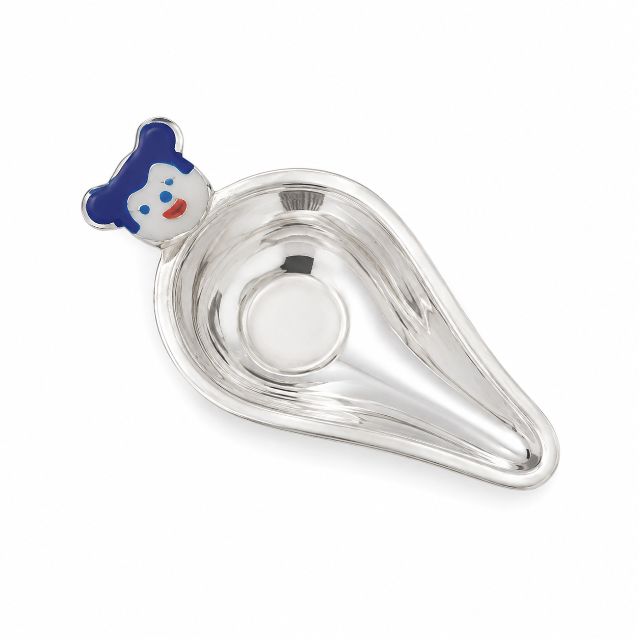 Sterling Silver Baby Feeding Spoon – OYA by Gemkara view 2