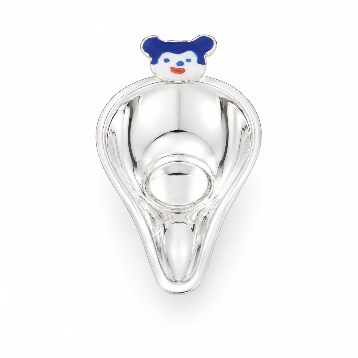 Sterling Silver Baby Feeding Spoon – OYA by Gemkara view 3
