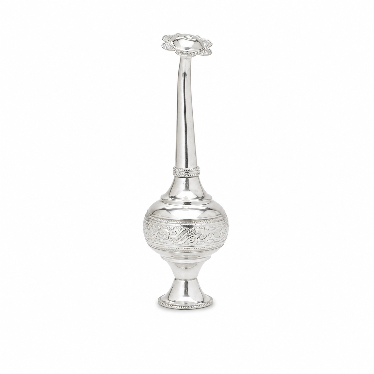 Sterling Silver Rose Water Sprinkler – OYA by Gemkara view 1