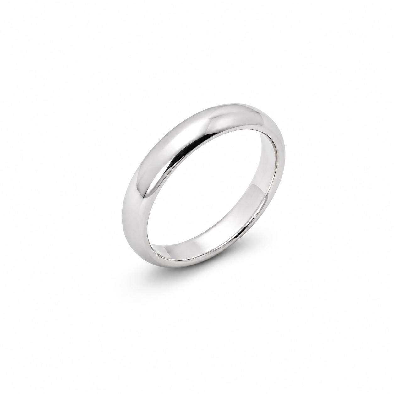 Classic Silver Band – OYA by Gemkara view 1