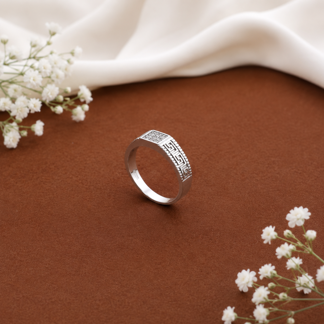 Greek Crystal Band – 925 Sterling Silver – OYA by Gemkara view 4