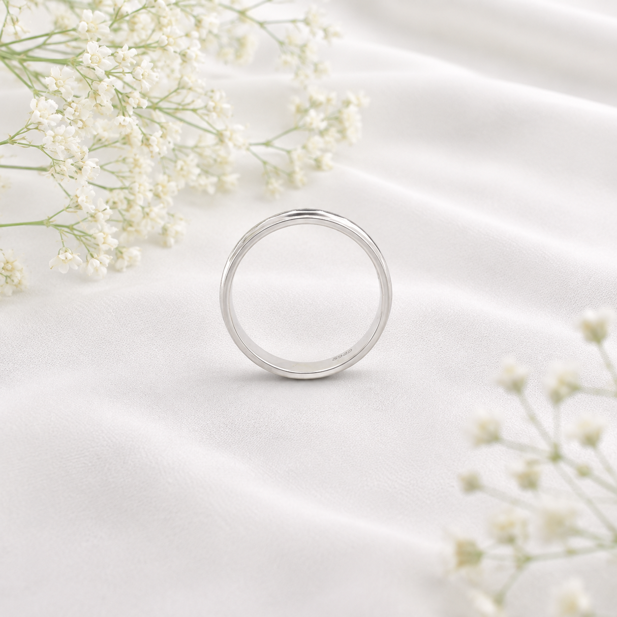 Double-Line Ring – 925 Sterling Silver – OYA by Gemkara view 2