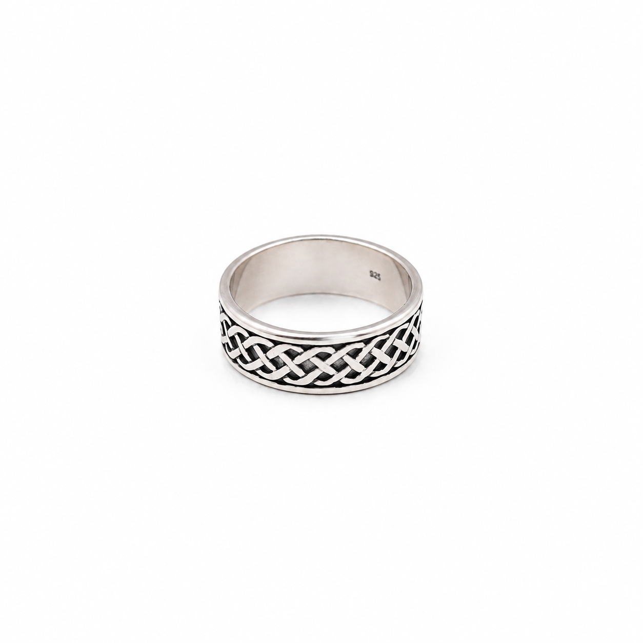 Celtic Knot Ring – 925 Sterling Silver – OYA by Gemkara view 1