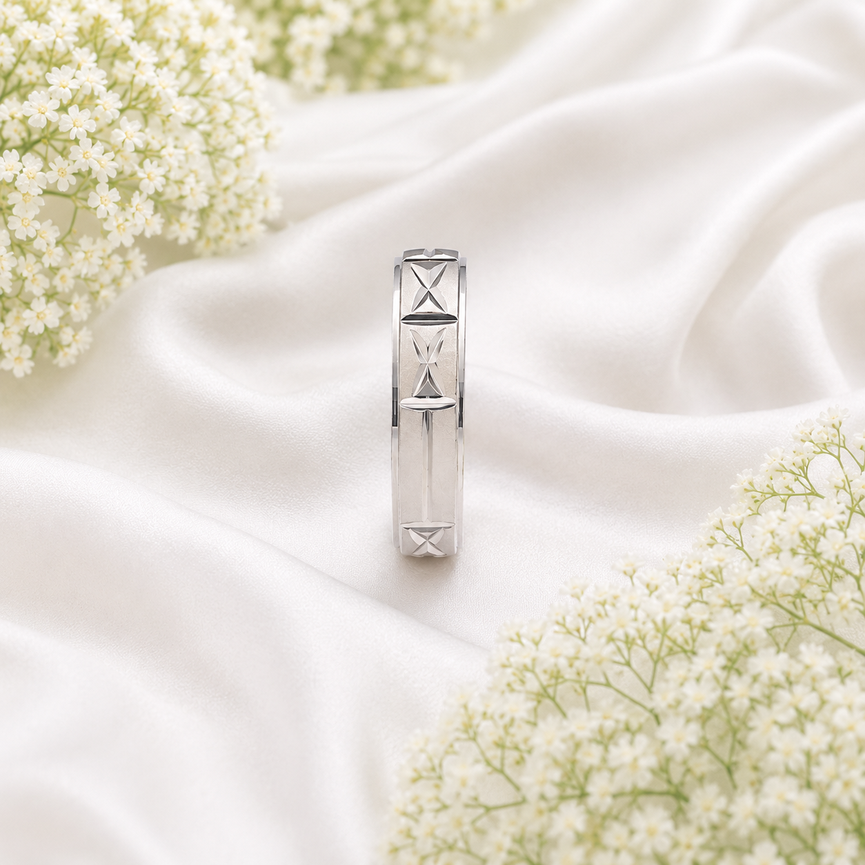 Geometric Ring – 925 Sterling Silver – OYA by Gemkara view 4