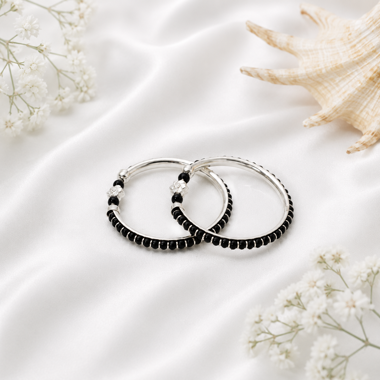 Petal Nazariya -57 – 925 Sterling Silver – OYA by Gemkara view 3