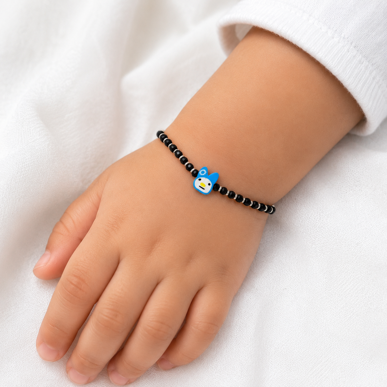 Blue Charm Nazariya -60 – 925 Sterling Silver – OYA by Gemkara view 2