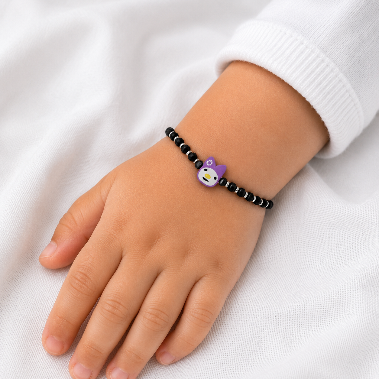 Purple Buddy Nazariya – 925 Sterling Silver – OYA by Gemkara view 2