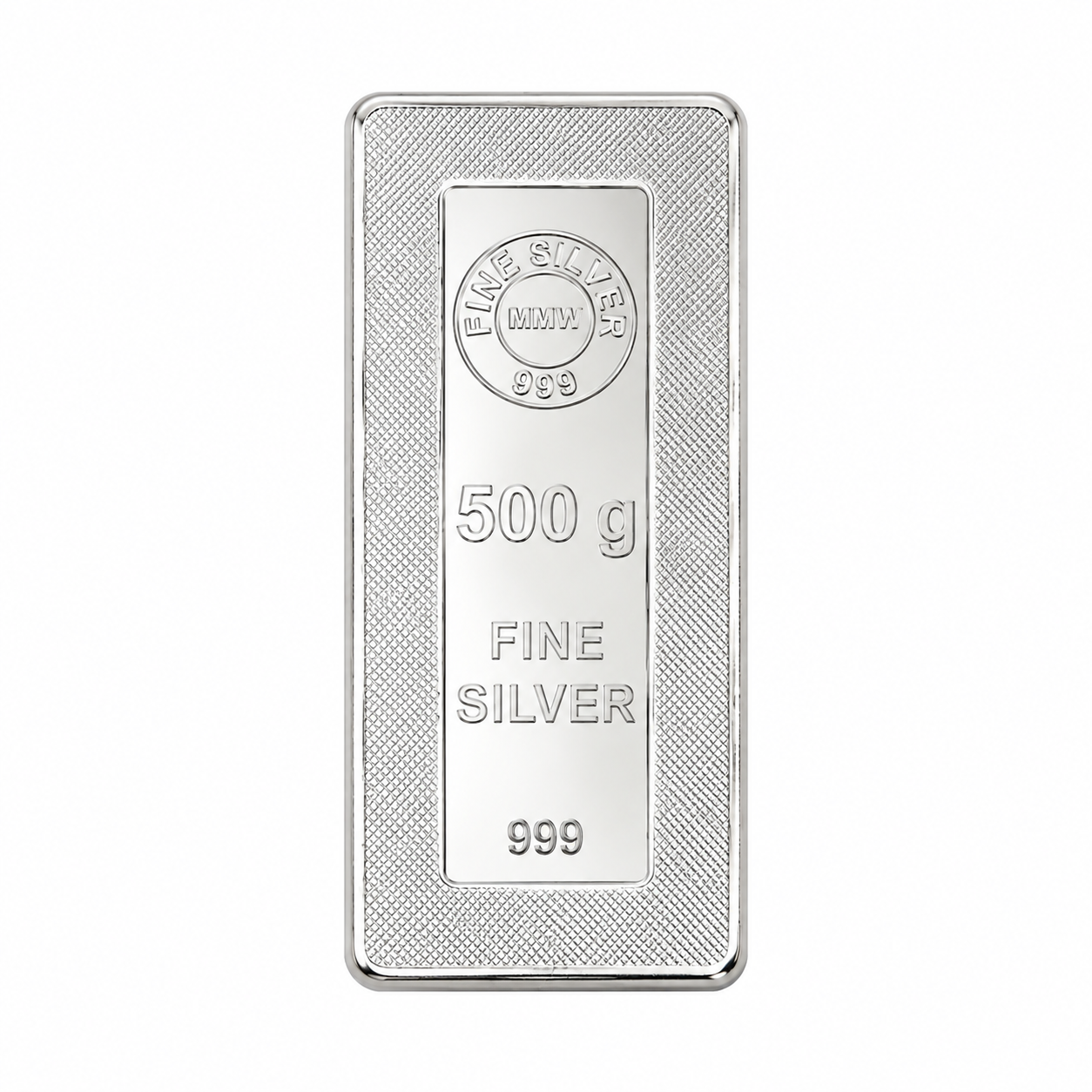 500 Gram Peacock Design Silver Bar – OYA by Gemkara view 1