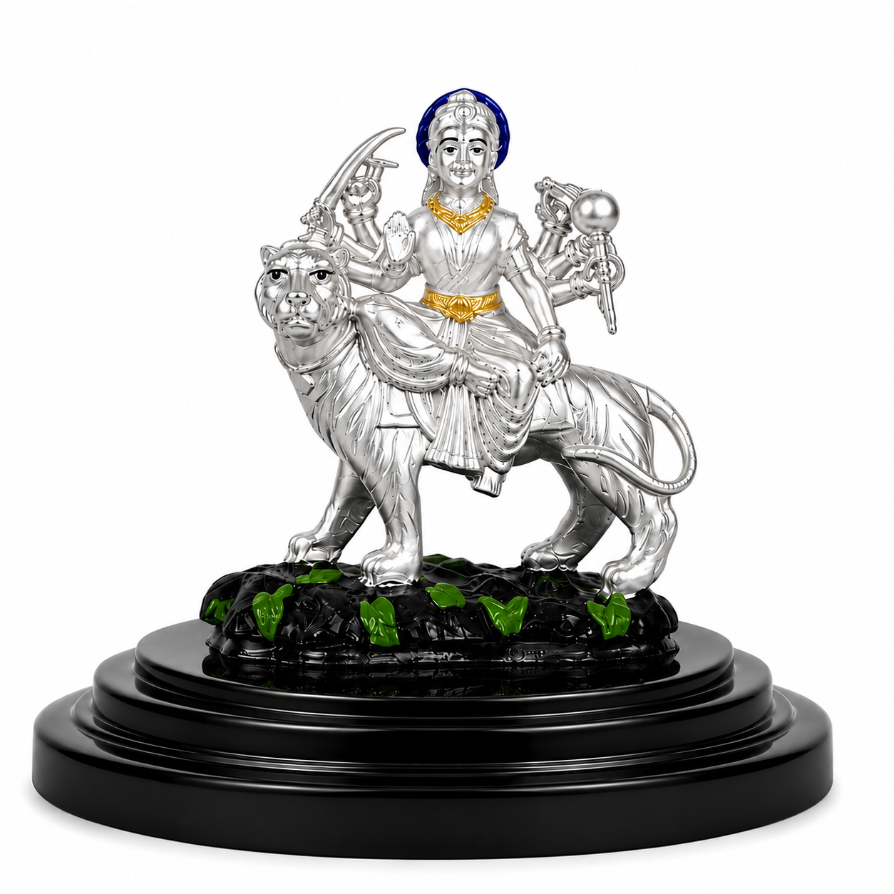 Sherawali Mata Idol – 999% Silver – OYA by Gemkara view 4
