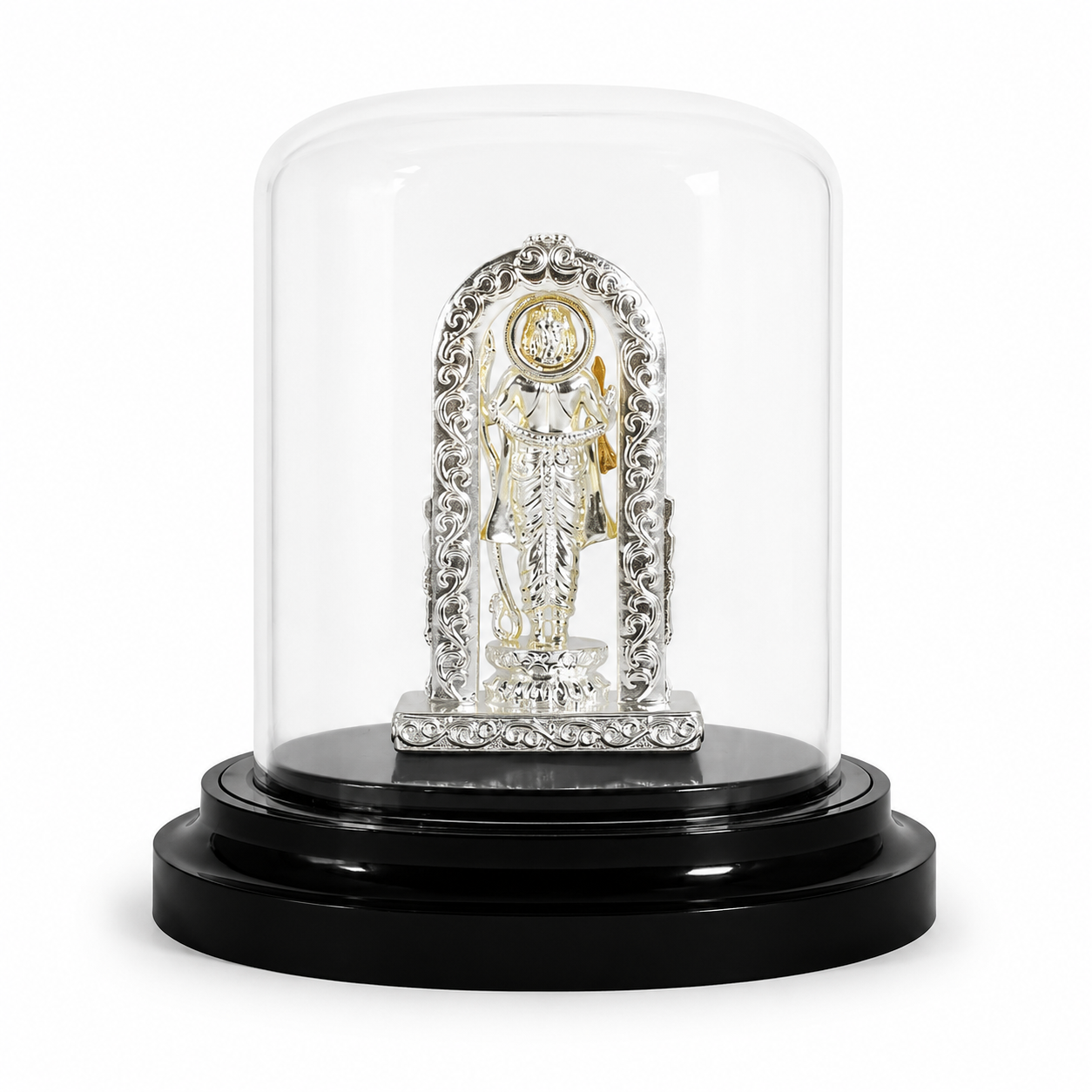 Shri Ram Idol with Arch – 999% Silver – OYA by Gemkara view 2