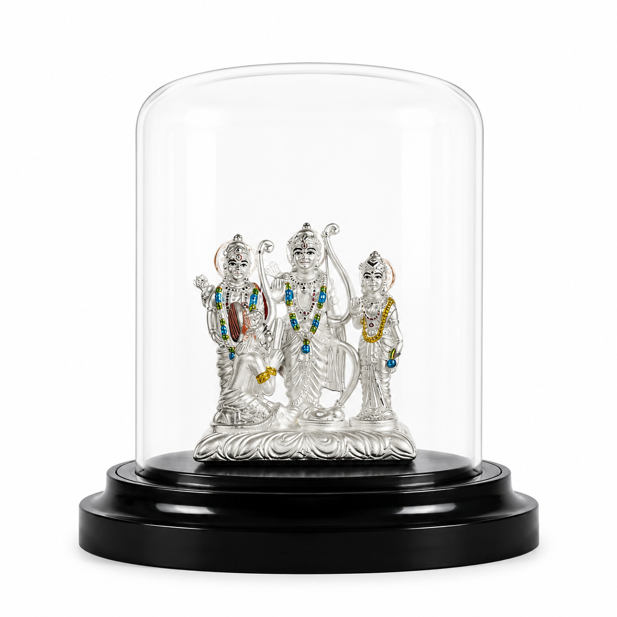 Ram Sita Lakshman Idol – 999% Silver – OYA by Gemkara view 3