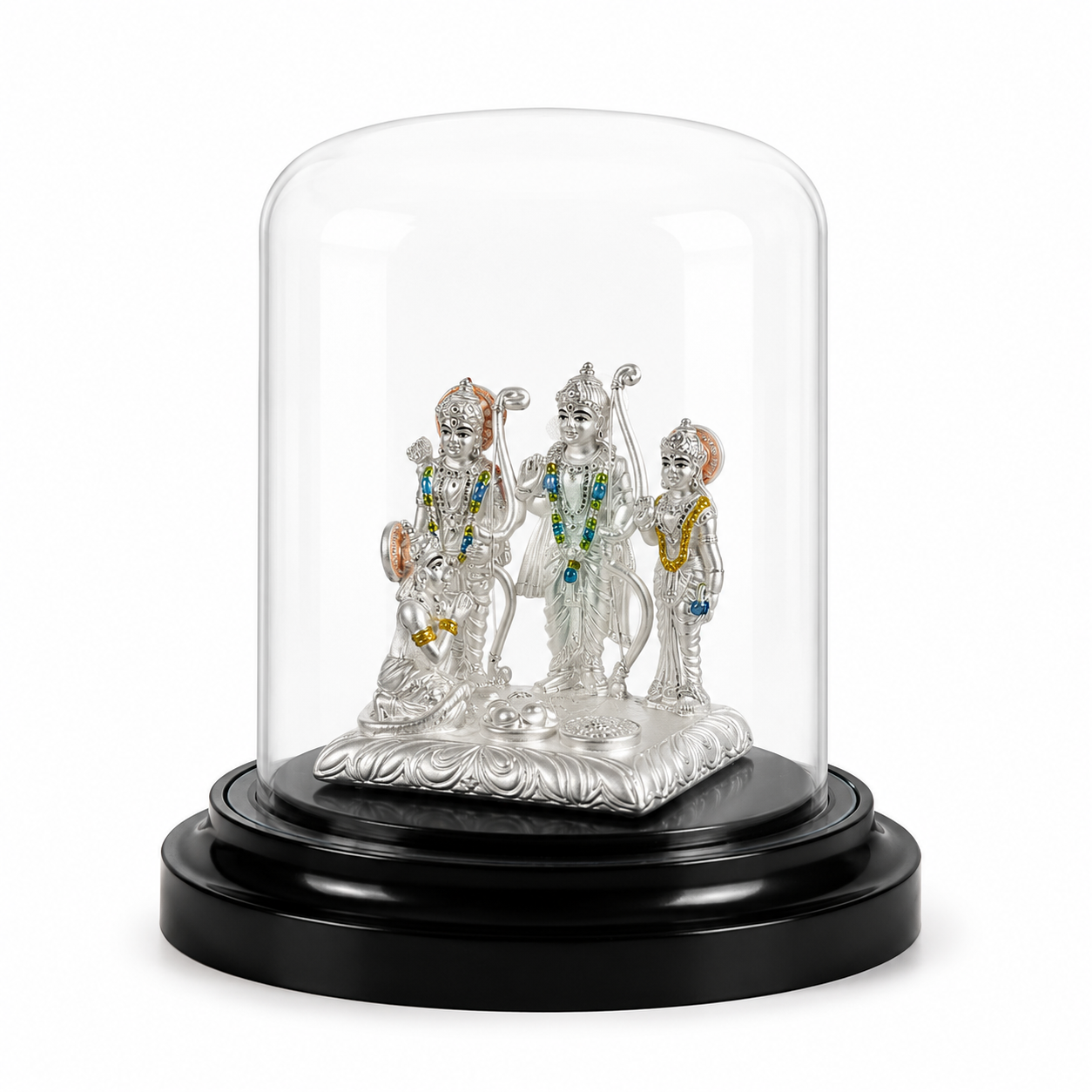 Ram Sita Lakshman Idol – 999% Silver – OYA by Gemkara view 4