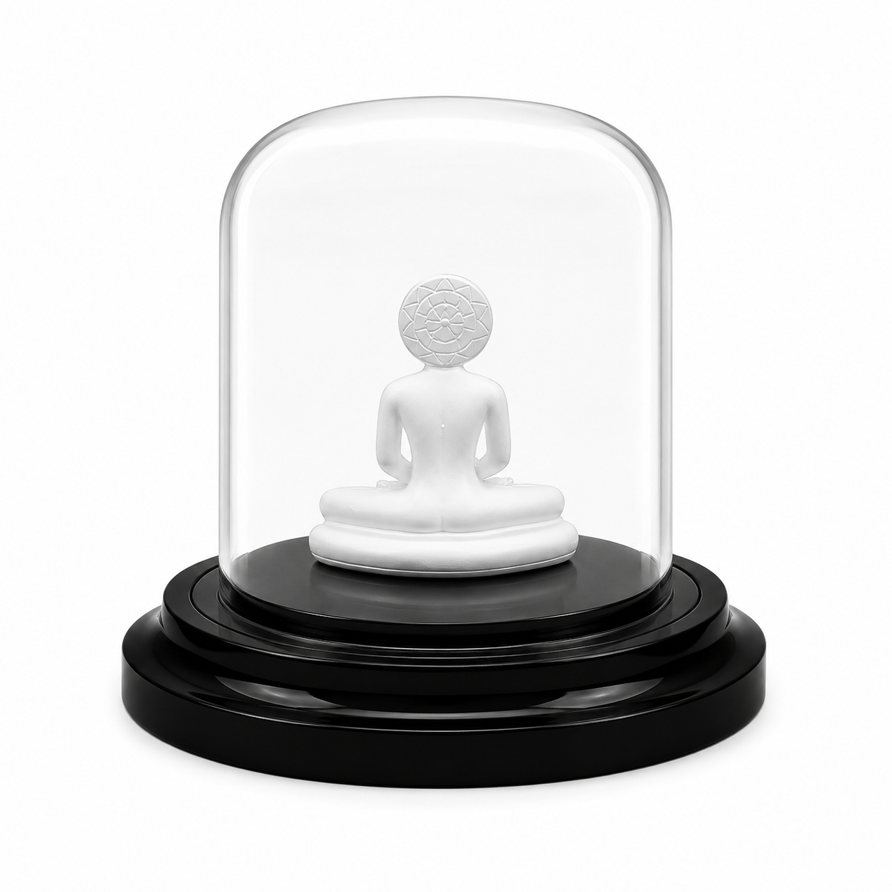 Mahavir Swami Idol – 999% Silver – OYA by Gemkara view 2