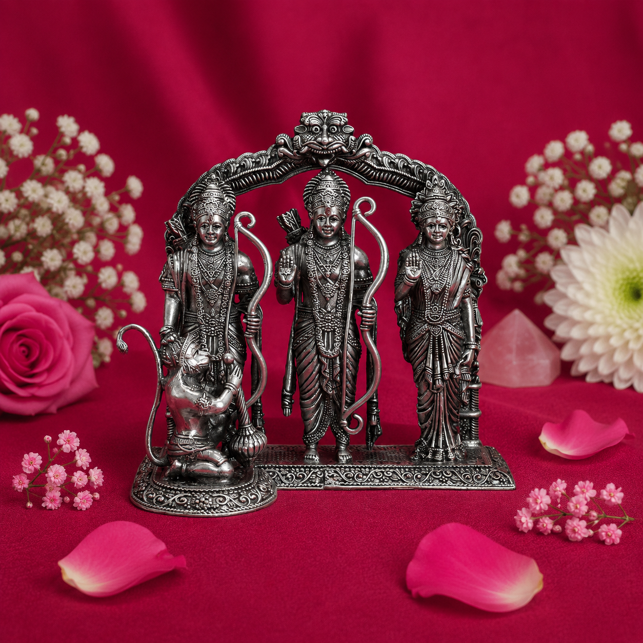 Ram Darbar Idol – 925 Sterling Silver – OYA by Gemkara view 3