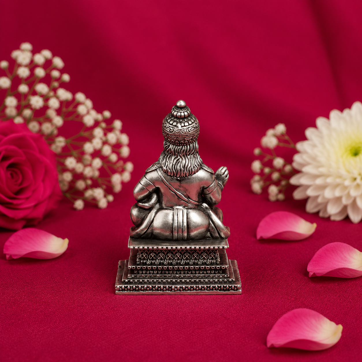 Kubera Idol – 925 Sterling Silver – OYA by Gemkara view 3