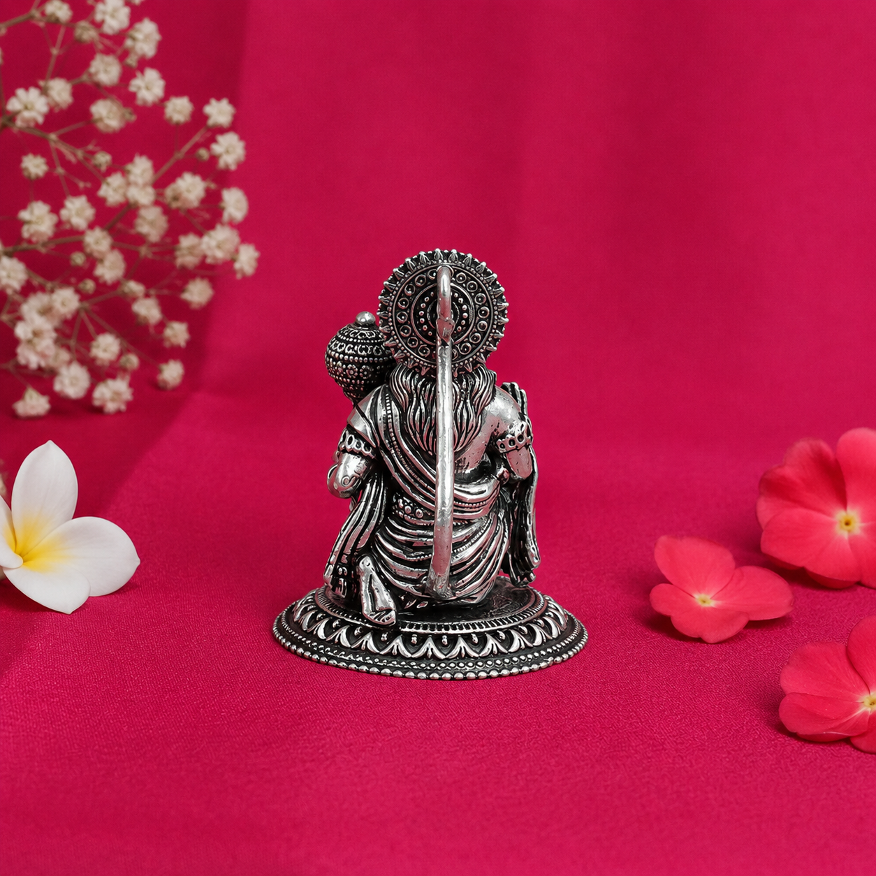 Divine Hanuman Idol – 925 Sterling Silver – OYA by Gemkara view 3
