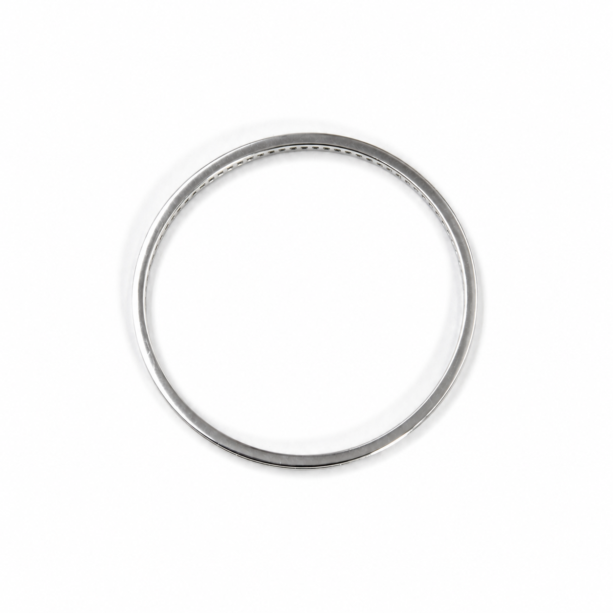 Crystal Line Bangle – 925 Sterling Silver – OYA by Gemkara view 4