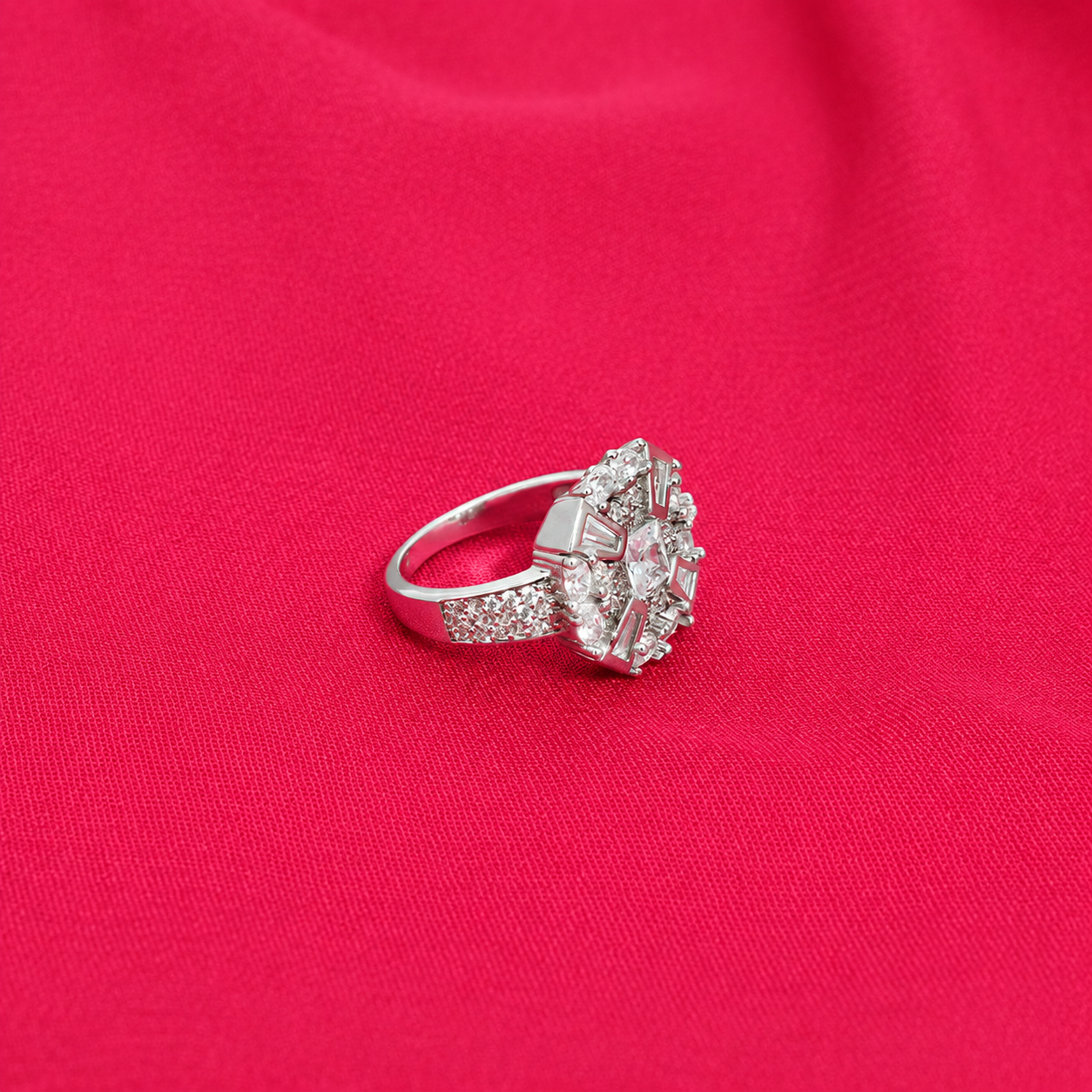 Nova Spark Ring – 925 Sterling Silver – OYA by Gemkara view 2