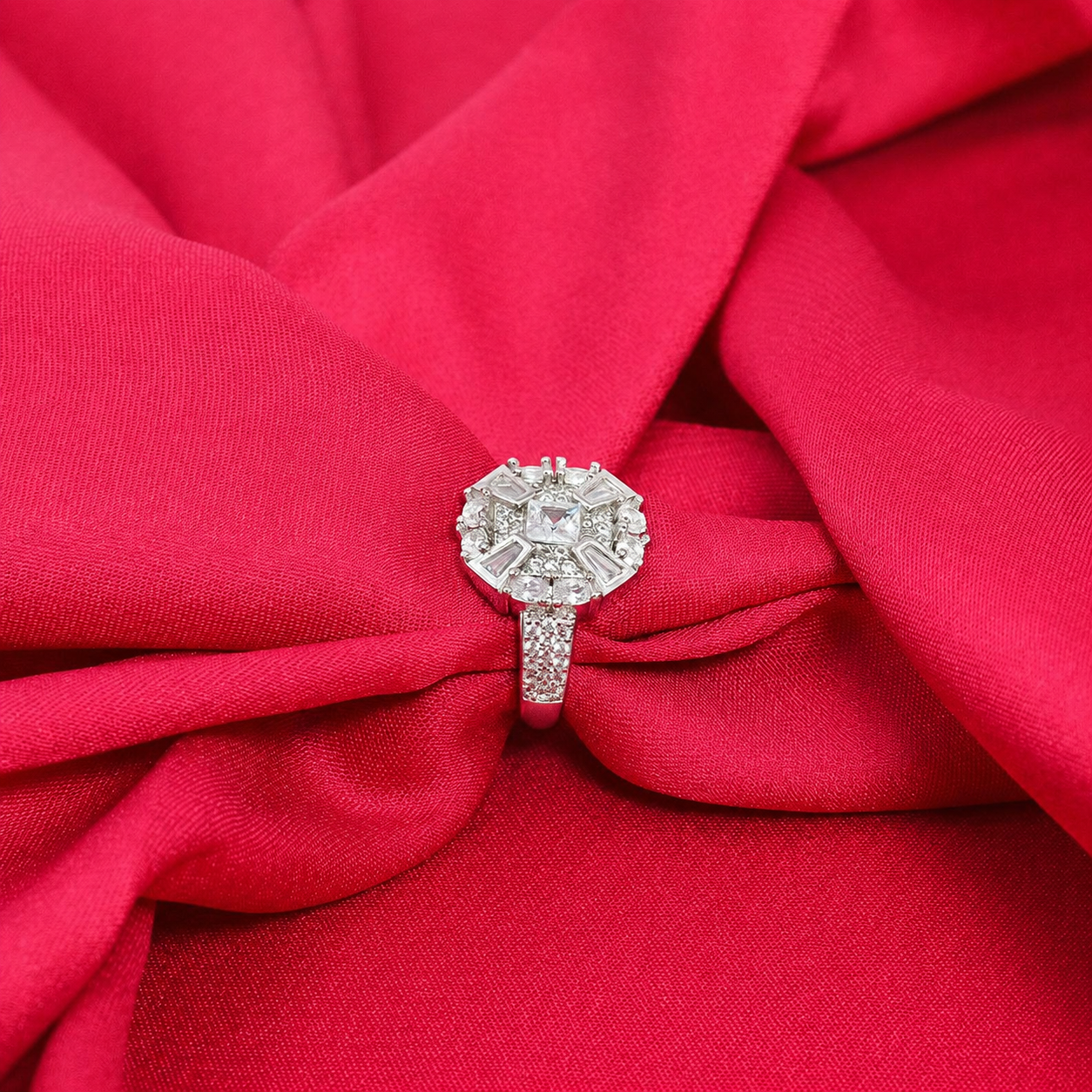 Nova Spark Ring – 925 Sterling Silver – OYA by Gemkara view 4