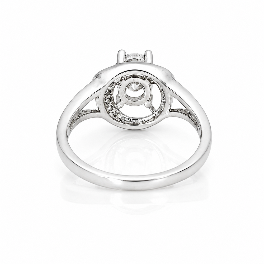Crescent Moon Ring – 925 Sterling Silver – OYA by Gemkara view 3