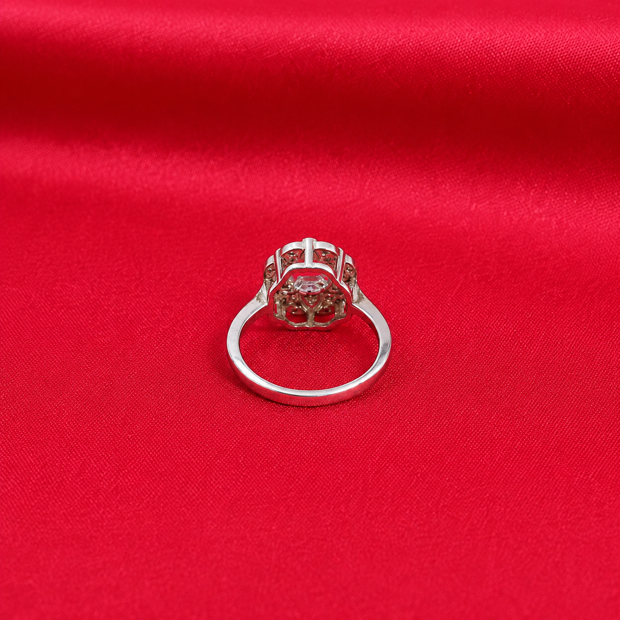 Orbit Bloom Ring – 925 Sterling Silver – OYA by Gemkara view 3