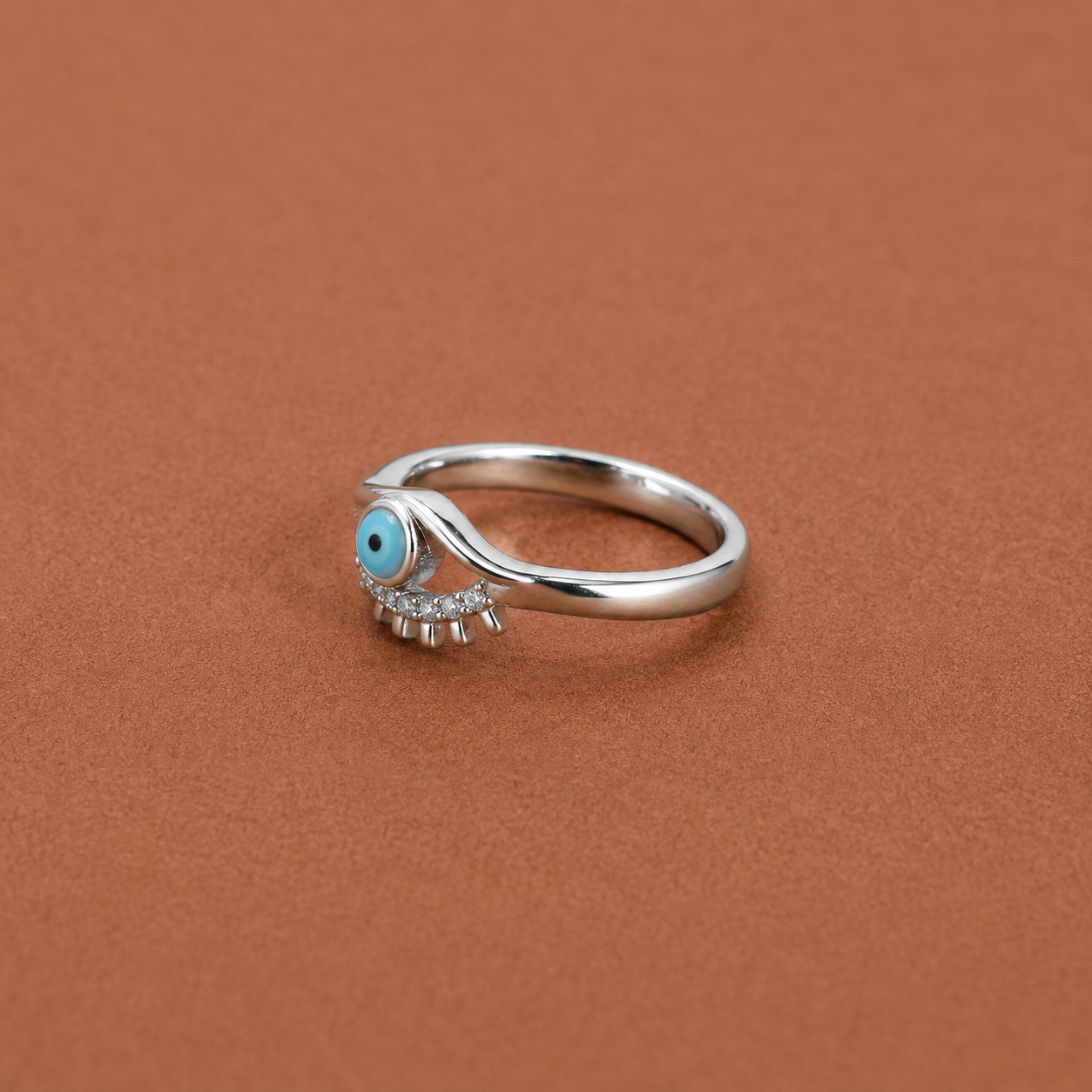 Eye of Grace Ring – 925 Sterling Silver – OYA by Gemkara view 2