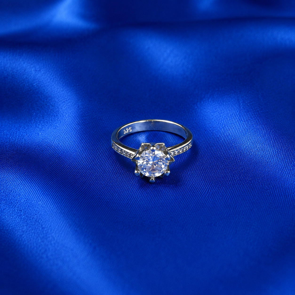 Petal Crown Ring – 925 Sterling Silver – OYA by Gemkara view 3