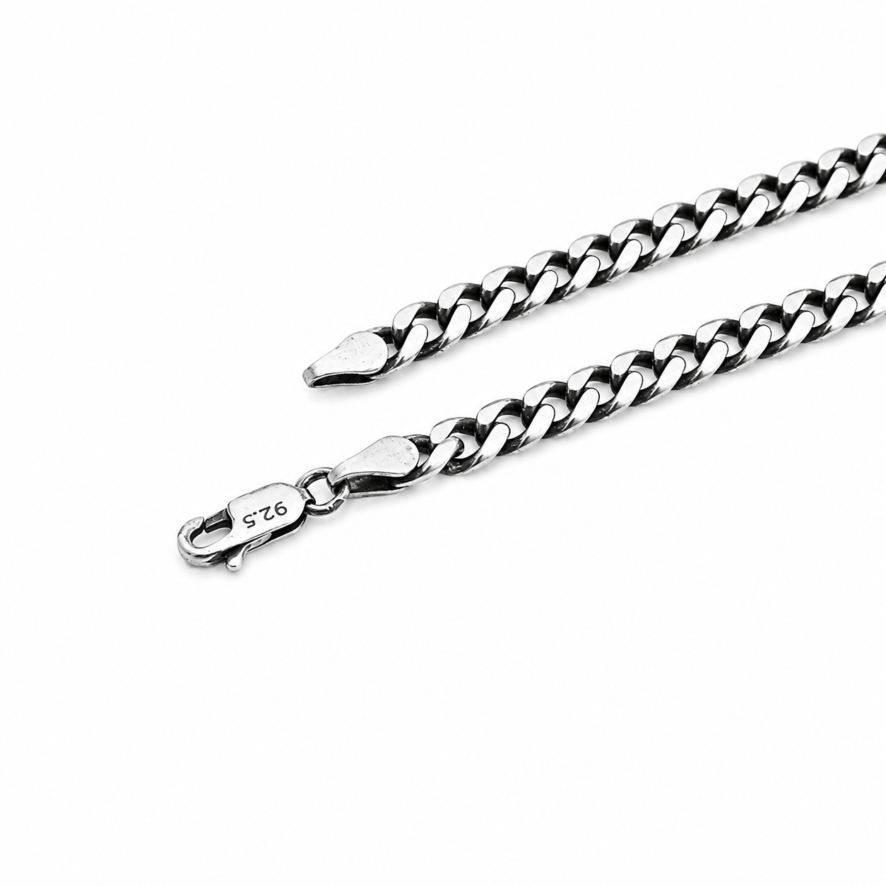 Curb Chain – 925 Sterling Silver – OYA by Gemkara view 4
