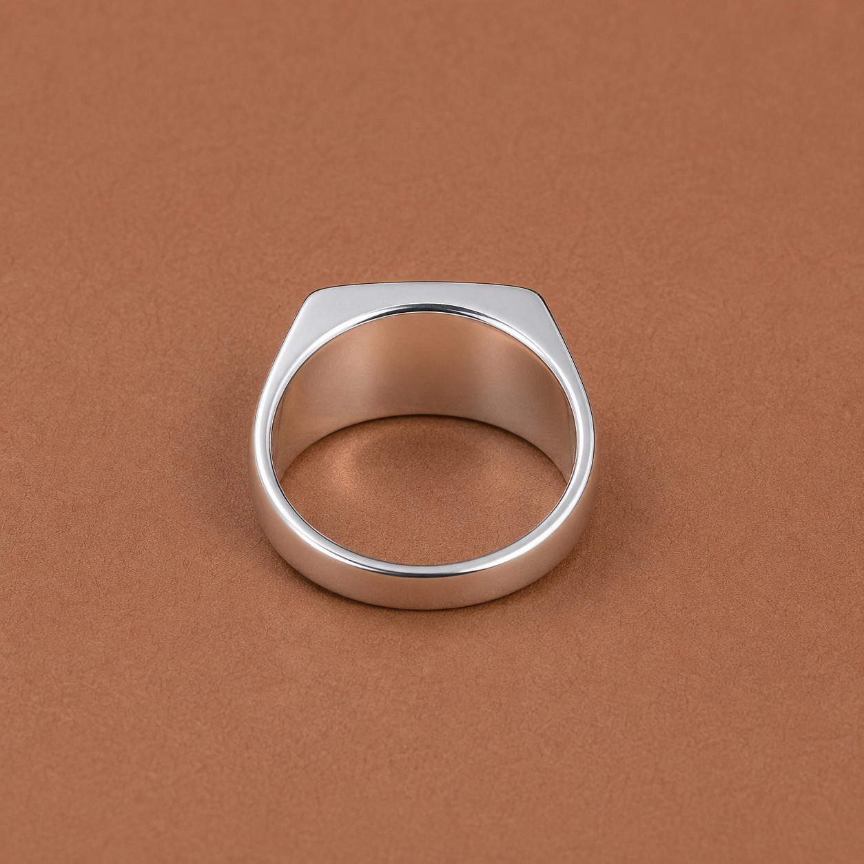 Men’s Silver Black Fleur-de-Lis Ring – OYA by Gemkara view 2