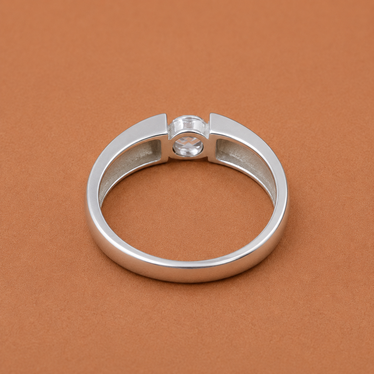 black enamel cubic zirconia – 925 Sterling Silver – OYA by Gemkara view 4