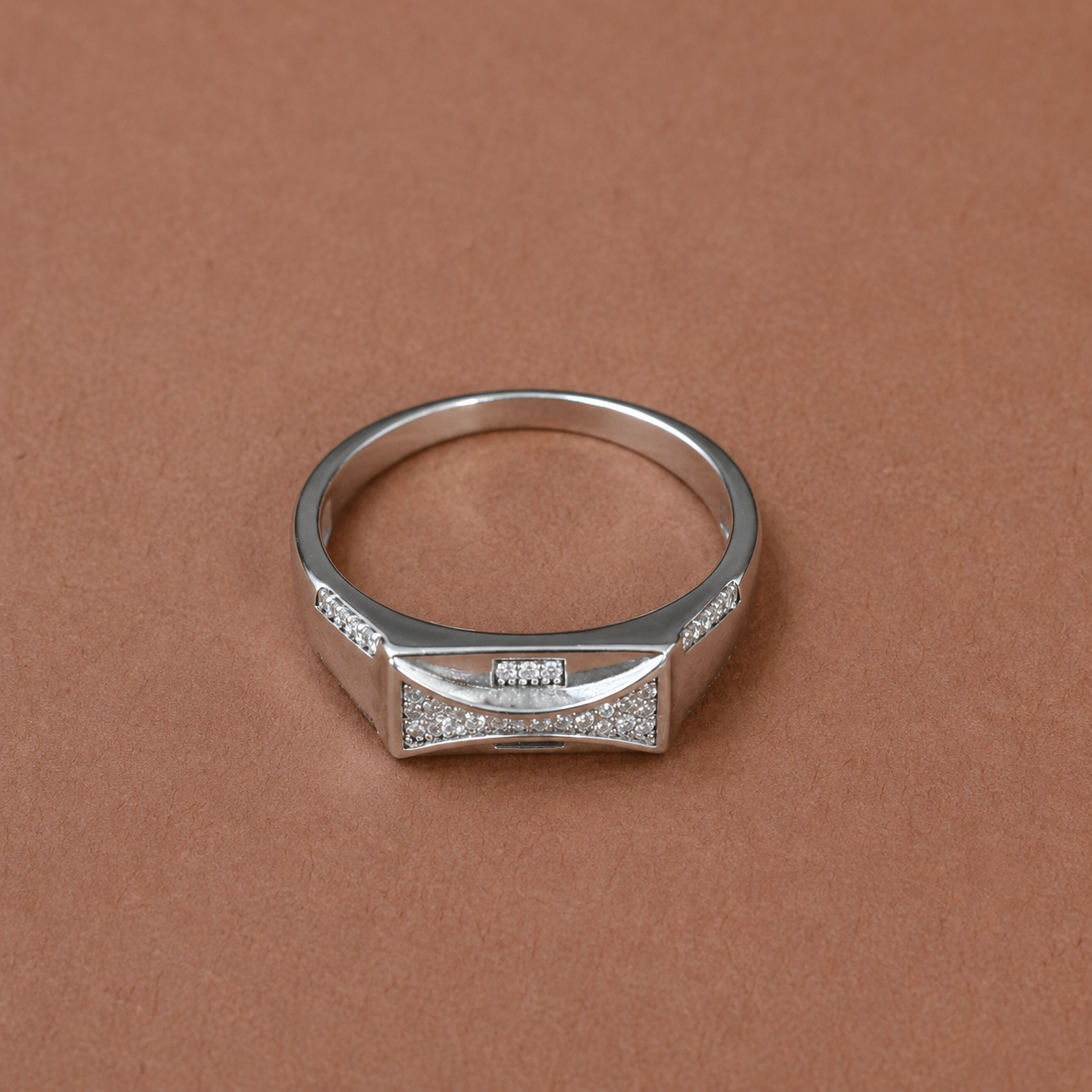 Silver Arc Diamond Ring preview