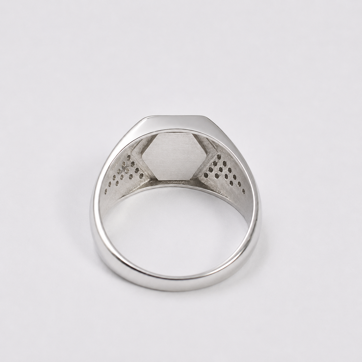 Black Onyx Signet Ring view 4