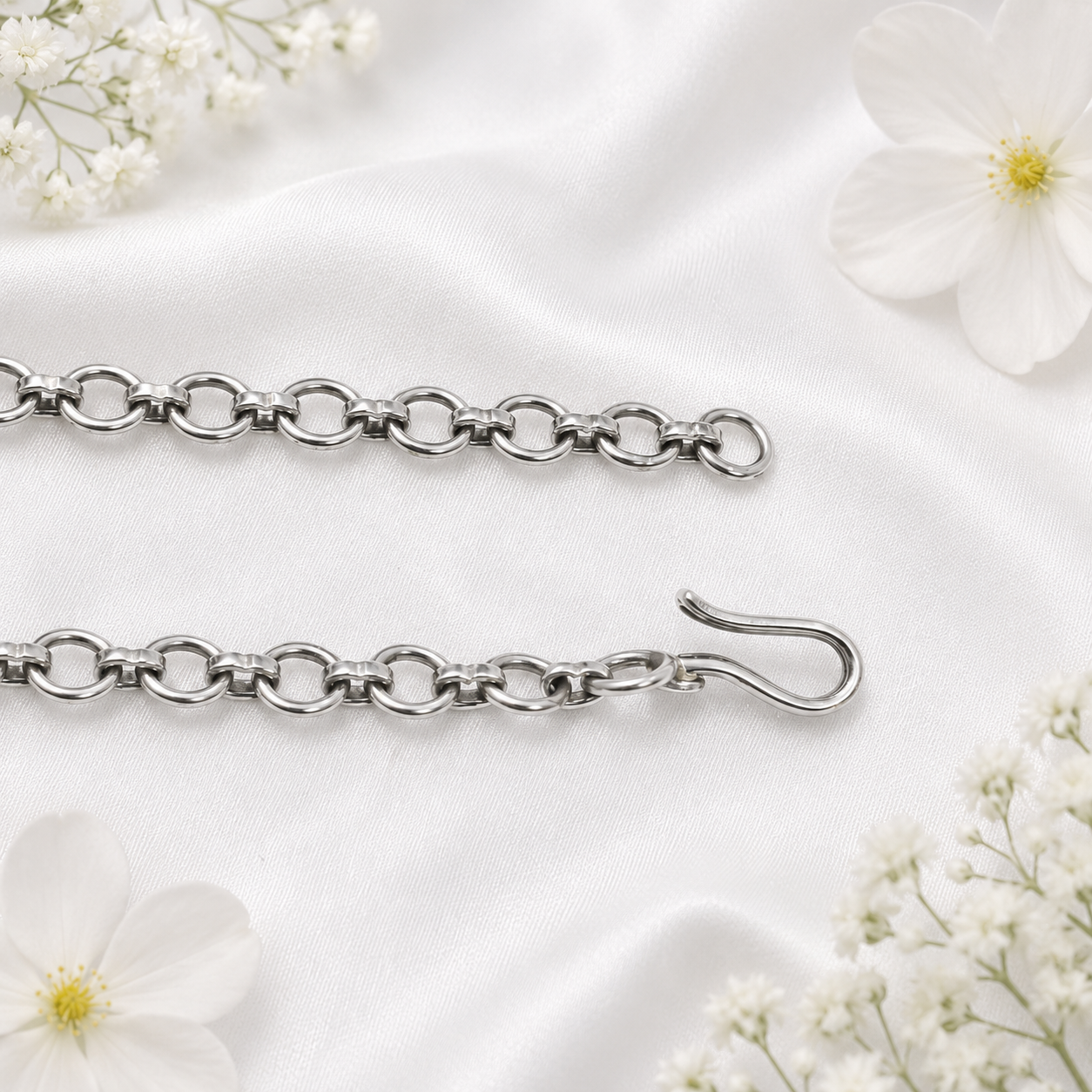 Mayuri Necklace – 925 Sterling Silver – OYA by Gemkara view 3
