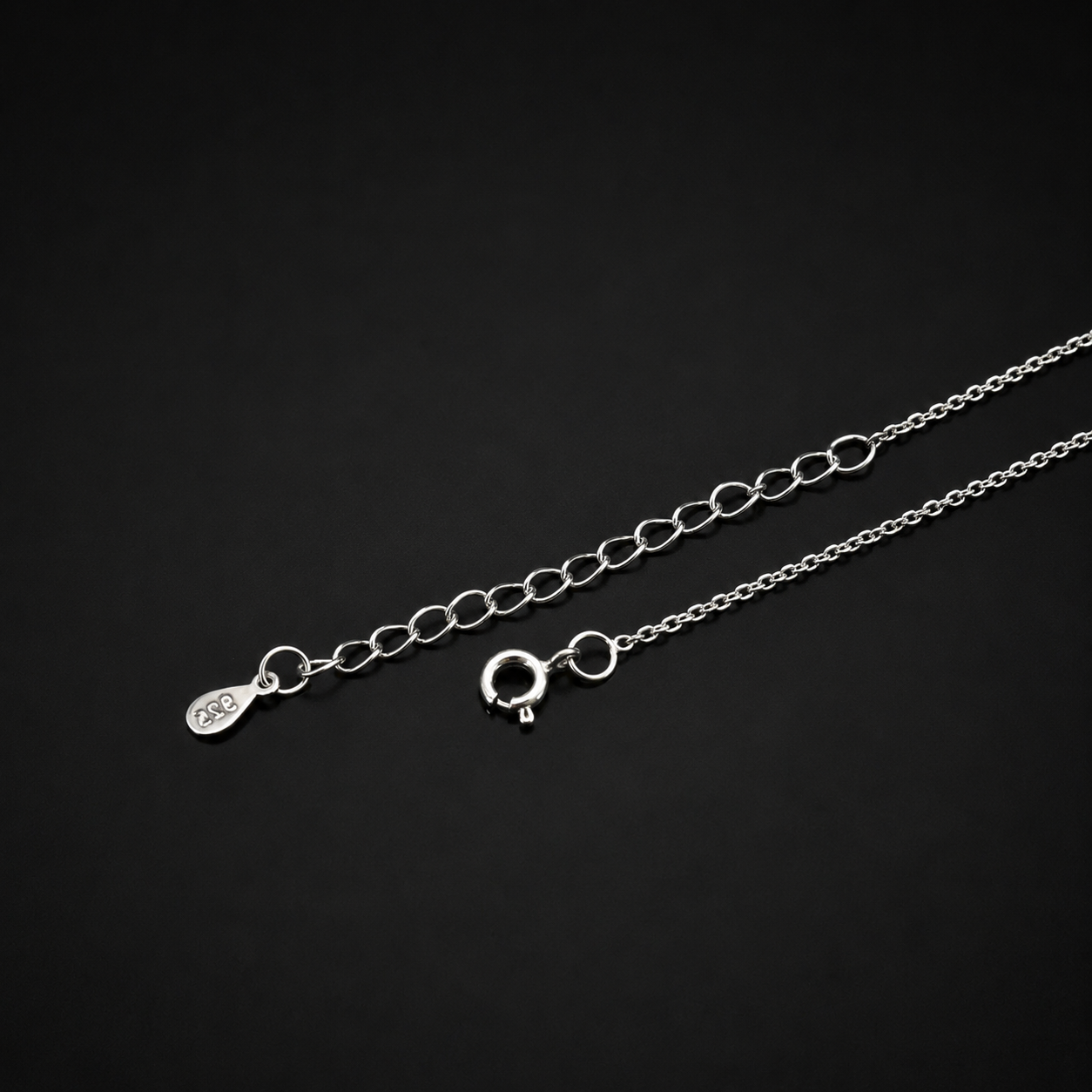 Infinity Hanging Heart Silver Pendant With Chain – OYA by Gemkara view 4