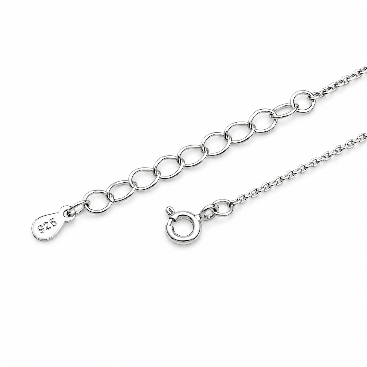 Infinity Interlocking Heart Pendant With Chain – 925 Sterling Silver – OYA by Gemkara view 4